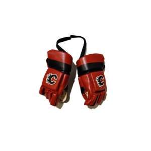   Sports Calgary Flames Mini Hockey Gloves. MHGSS