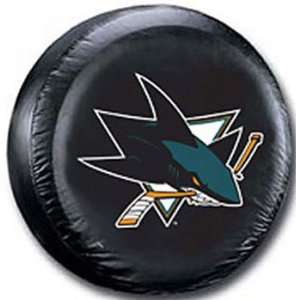  San Jose Sharks NHL Spare Tire Cover by Fremont Die (Black 