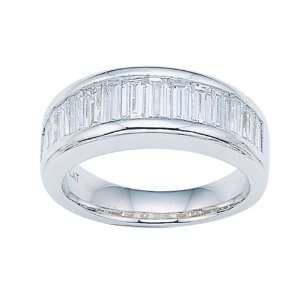  Karina B(tm) Baguette Diamonds Band in 18 kt White Gold 