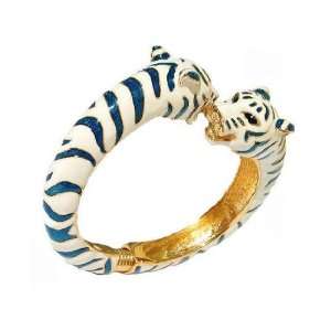  Kenneth Jay Lane Bracelet   Tiger Royal Blue Jewelry