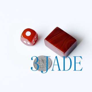 Top Grade Natural Red Agate Gemstone Mahjong Set  