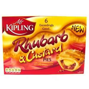 Mr Kipling Rhubarb & Custard Pies 150g Grocery & Gourmet Food