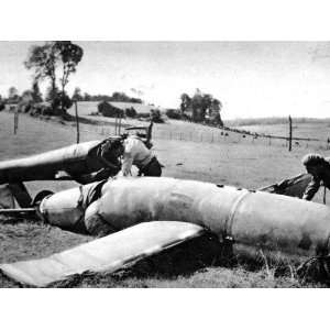  Crashed V 1 Flying Bomb; Second World War, 1944 