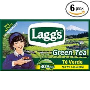 Laggs Tea Green Tea, 30 Count Tea Bags Grocery & Gourmet Food