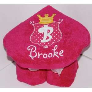  Princess Crown Girls Hooded Towel Baby