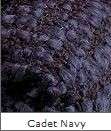 Martha Stewart NAVY Textured Yarn Throw Blanket Nubby Knit Solid Blue 