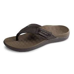  Orthaheel Sandal Mens Adjustable Ryder Flip Flop Chocolate 