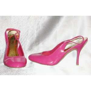  Wild Diva Sling Back Pumps Womens Shoes Nista 10M Pink 