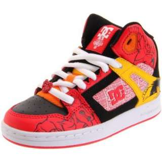 DC Kids Rebound Wild Grinders Skate Shoe (Little Kid)   designer shoes 