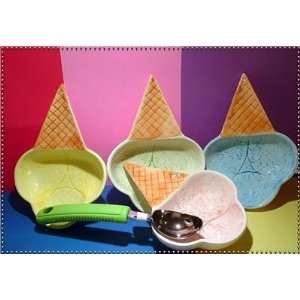  Ice Cream Cone Shaped Bowl Set