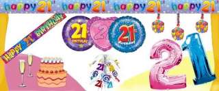 21st Birthday Party Decorations/Banners All Items Here  