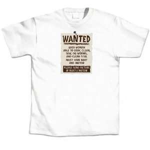  L.A. Imprints 1030XL Wanted   Fishing   Xlarge T Shirt 