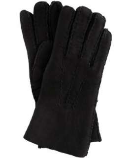 All Gloves black lambskin shearling gloves  