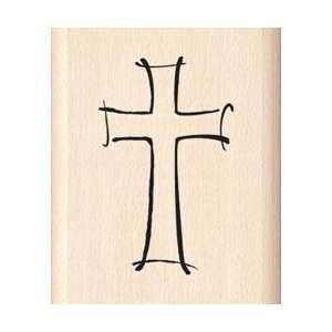   Inkadinkado Mounted Rubber Stamp G Jazzy Style Cross