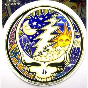   Grateful Dead Jerry Garcia Hippie Bumper Stickers Stealie Art Decals