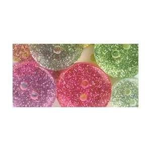  Elements Glitter Buttons 24/Pkg   Pastels Pastels