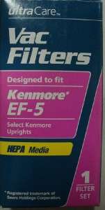 Ultracare Kenmore Upright EF 5 Vacuum Filter  