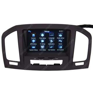 car gps navigation dvd system for opel insignia model year 2009 2011 