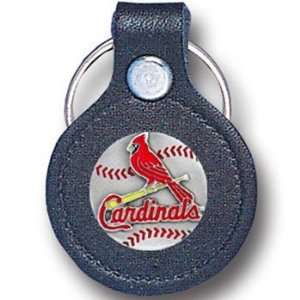    St. Louis Cardinals MLB Round Leather Key Chain