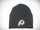 Washington Redskins Black Cuffless Knit Hat