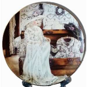 Olivia Collectors Plate from the Heirlooms and Lace Collection by 