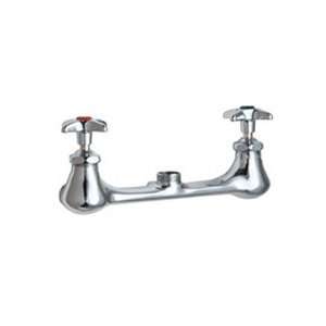   Wall Mount Laboratory Water Fitting Less Spout and Supply Arms, Chrome