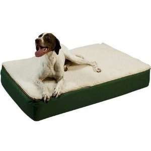   Lounge Pet Bed, X Large, Burgandy with Black Sherpa