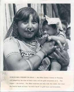   Indian Woman Nose Ring. Photo dated Feb 16, 1973. The Women Wear the