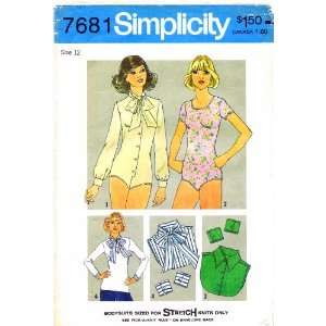   Pattern Bodysuits Dickies Cuffs Size 12 Bust 34 Arts, Crafts & Sewing