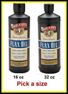 Barleans Organic Oils Highest Lignan Flax Oil  