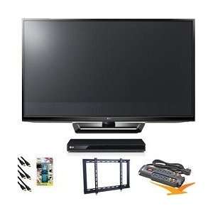  LG 42PA4500 42 Class Plasma 720p HD TV Blu Ray Bundle 