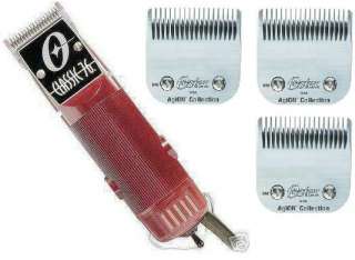 New Oster Classic 76 Hair Clipper 3 Blades 000+1+18text  