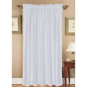  55x90 Hanna White Panel/Curtain