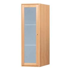   W01 15 Inch Linen Hutch Cabinet with Frost Glass in