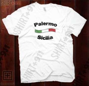 PALERMO SICILIA T Shirt sicily italy italia mafia 0479  