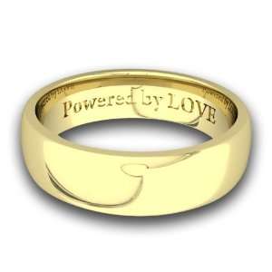   Yellow Gold   6MM, Free Ring Engraving My Love Wedding Ring Jewelry