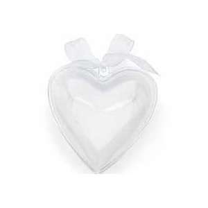  Wedding Favor   Acrylic Heart Favor Container (Box of 24) Beauty