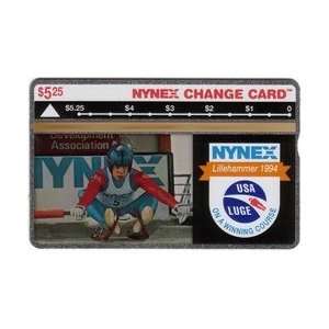 Collectible Phone Card $5.25 Luge   Lillehammer 1994 Olympics On A 