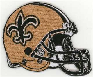 New Orleans Saints Patch Iron On Helmet NFL NFC QUALITY  