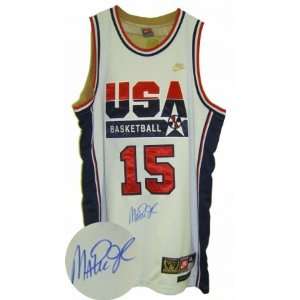  Magic Johnson Signed Nike USA Olympic Jersey Sports 