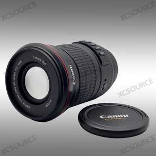 Canon Camera 135mm Lens Speaker for iphone 4S ipod 3.5mm player Black 