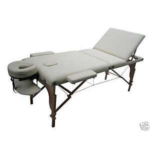  77 L 3 Pad Cream PU Reiki Portable Massage Table