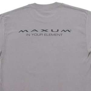  Maxum Boats Grey In Your Element Logo T Shirt X Large 