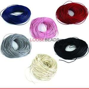 10m Real Leather Necklace Cord Without Clasps 2mm Dia  
