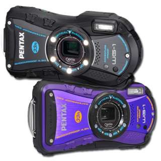 Pentax Optio WG1 14MP Waterproof Camera Black or Purple  