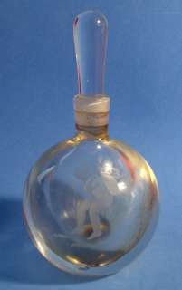 Johansfors Crystal Glass Perfume Bottle & Stopper Bengt Orup Era 