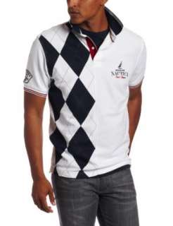  Nautica Mens Golf Coast Argyle Polo Shirt Clothing