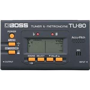  Boss Tuner Metronome TU80 Musical Instruments