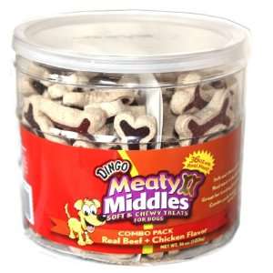   Dingo Meaty Middles Soft and Chewy Dog Treats Combo Pack