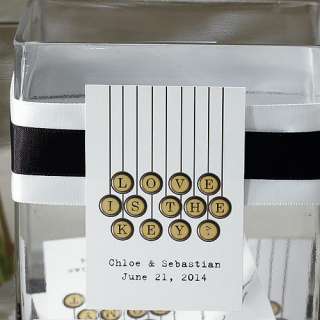   Favor Decoration Vintage Typewriter Place Cards / Well Wishing Cards